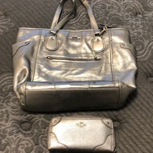 Coach Large Shoulder Bag and Wallet